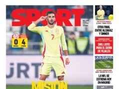 La portada de sporting activity de hoy domingo, 16 de noviembre de 2025