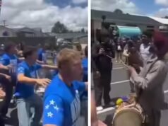 ‘Esto es Nueva Zelanda, no India’: grupo cristiano que realiza haka se enfrenta al desfile sij en Auckland – vídeo