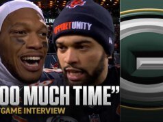 DJ Moore después del touchdown ganador del juego contra Green Bay: ‘F the Packers Always’